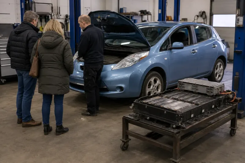 Elbilsägare kräver ersättning efter batterihaveri