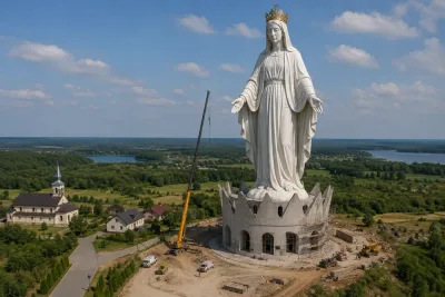 Miljardär finansierar 55 meter hög Mariastaty i Polen
