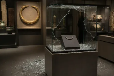 Unik keltisk guldring stulen från franskt museum