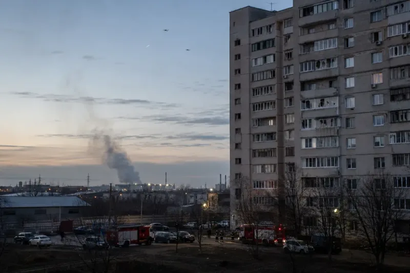 Omfattande drönarattack slog mot Moskvaområdet