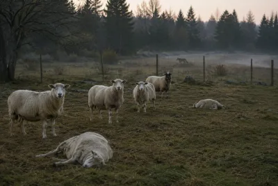 Tre får döda efter vargangrepp nära Åseda