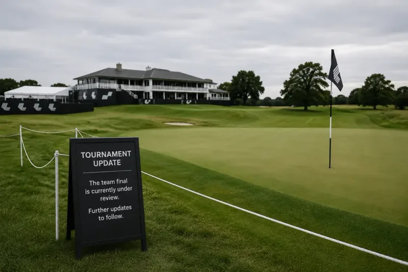 LIV Golfs lagfinal uppges bli inställd