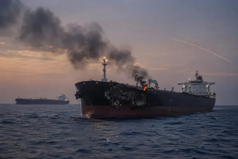 Huthirörelsen uppger att saudiska oljetankers attackerats