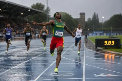 Emmanuel Eseme skrev historia i Glasgow