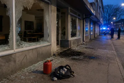 Man anhållen efter misstänkt mordbrandsförsök mot S-lokal