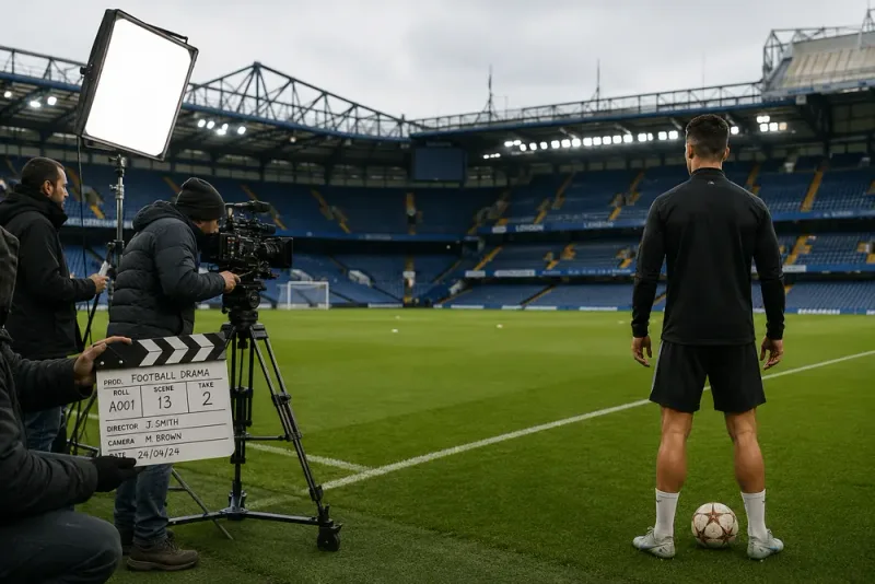 Cristiano Ronaldo kliver in i tv-drama