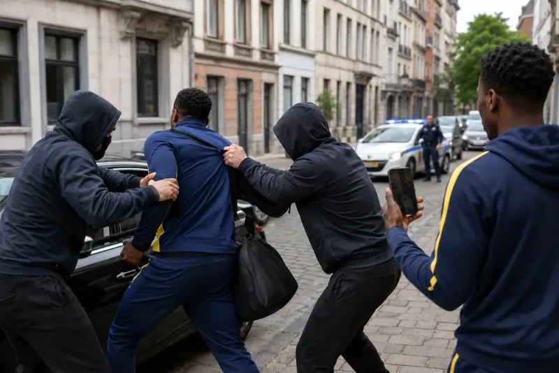 Mohammed Fuseini överfallen och rånad i Bryssel