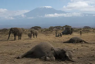 Femton elefanter döda – giftmisstanke utreds i Kenya
