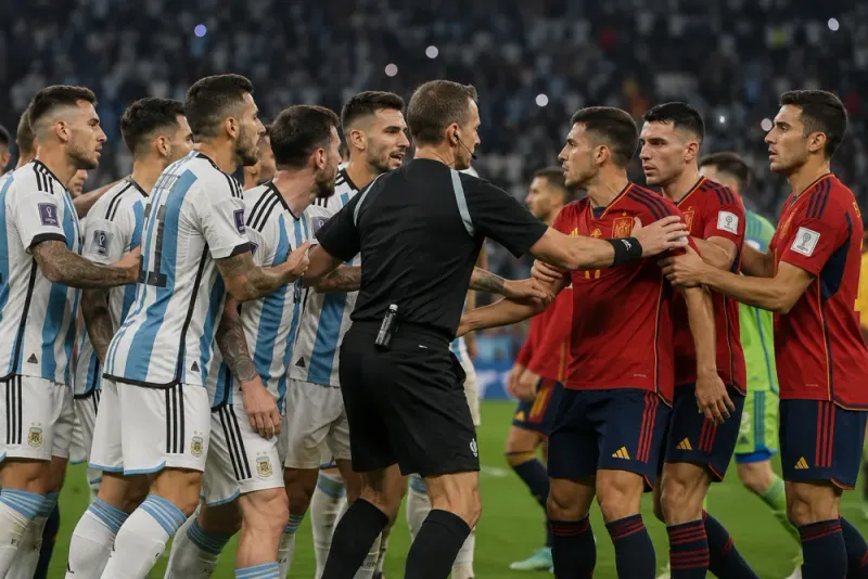 Fyra argentinare kan straffas efter finalbråket