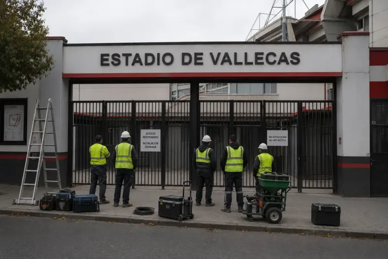 Rayo Vallecano polisanmäls efter arenatvist
