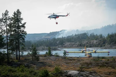 Extrem brandrisk pressar Sveriges flygande brandberedskap
