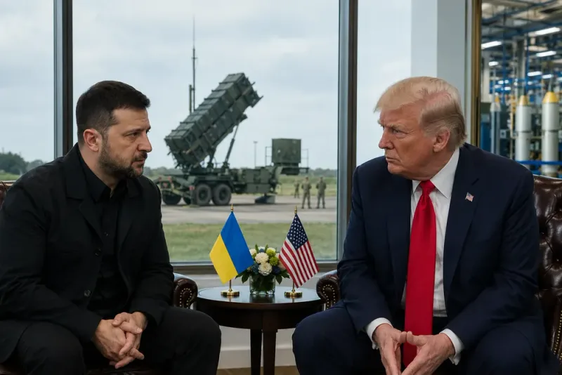 Trump tvekar om ukrainsk tillverkning av Patriot