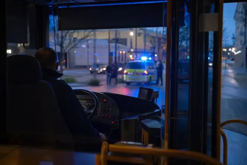 Man anhållen efter misstänkt övergrepp på buss