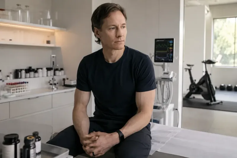 Bryan Johnson ifrågasätter sin extrema kamp mot åldrandet