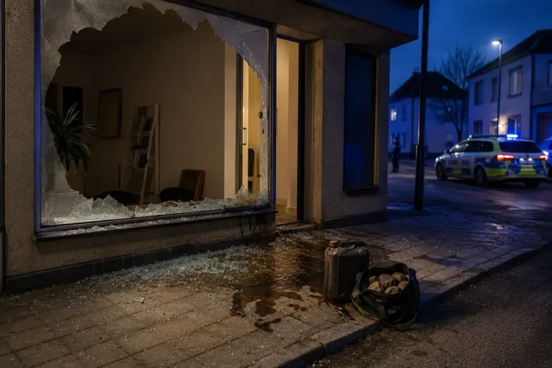 35-åring häktad efter brandattack mot partilokal