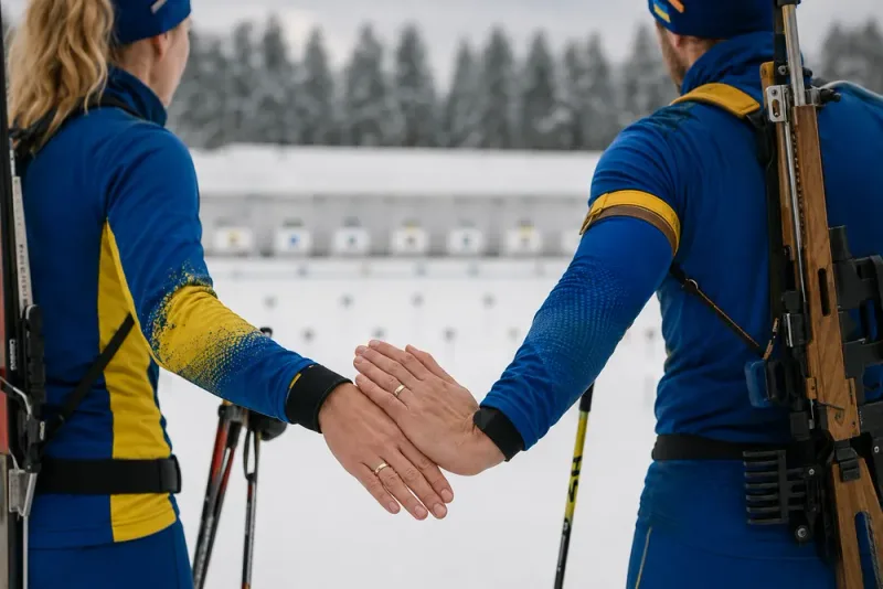 Elvira Öberg och Oskar Brandt förlovade