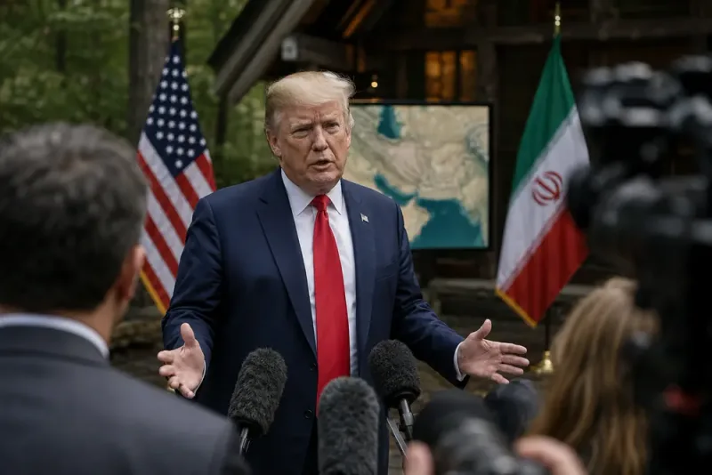 Donald Trump tappar hoppet om Iranförhandlingarna