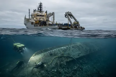 60 000 liter olja tömdes ur krigsvrak