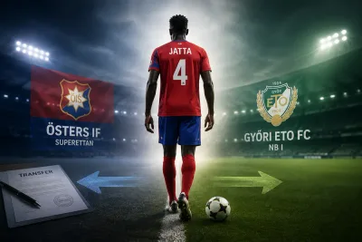 Győri ETO FC budar på Musa Jatta