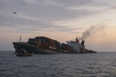 Ukraina sänkte ryskt containerfartyg i Svarta havet