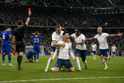 Tottenham avgjorde derbyt med tio spelare