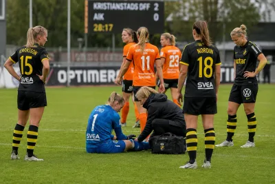 AIK rasade ihop efter målvaktsskadan