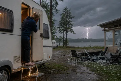 Blixtström gick genom Viktoria Edlunds kropp