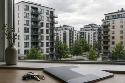 Lägenhetspriser föll kraftigt efter halvår av uppgång