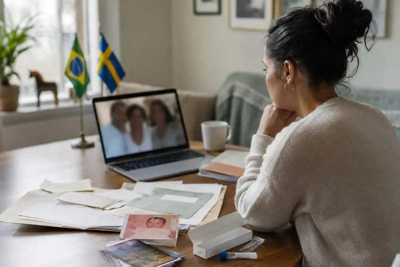 Gabriela upptäckte att adoptionen byggde på falska handlingar