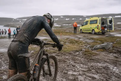 Frank Løke sjuk efter extrema cykelloppet