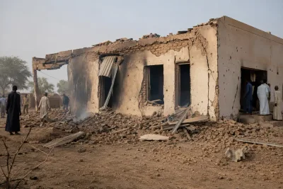 Drönarattack mot domstol dödade 35 i Darfur