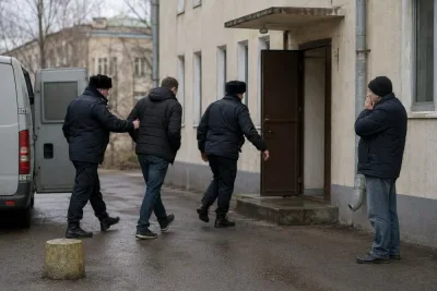 Ryska män förs bort och pressas till fronten