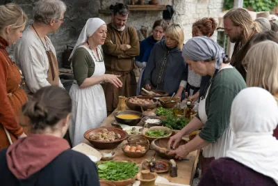 Fullbokad kurs återskapade medeltidens smaker på Gotland