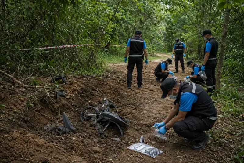 Fem mord kopplas till gripna män i Thailand