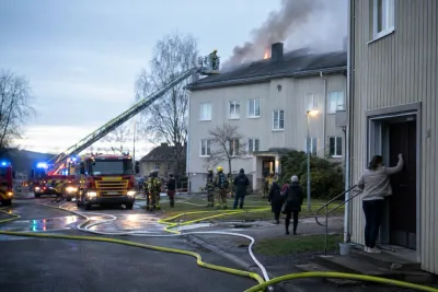 Janni Ekström väckte boende när huset brann