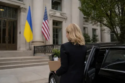 Olha Stefanisjyna lämnar ambassadörsposten i Washington