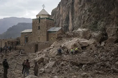 Minst 14 döda i jordskred vid etiopiskt kloster