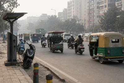 Delhi skärper elkraven för miljontals mindre fordon