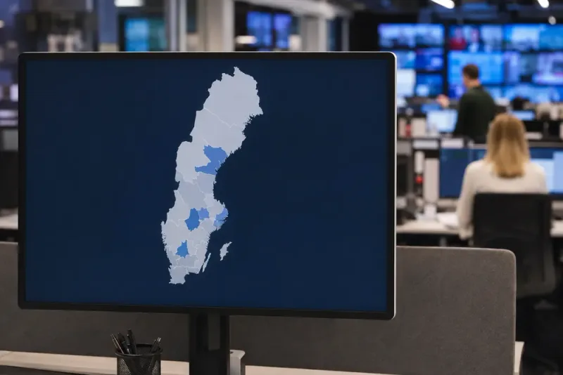 Tisdagens nyhetshändelser samlade områdesvis