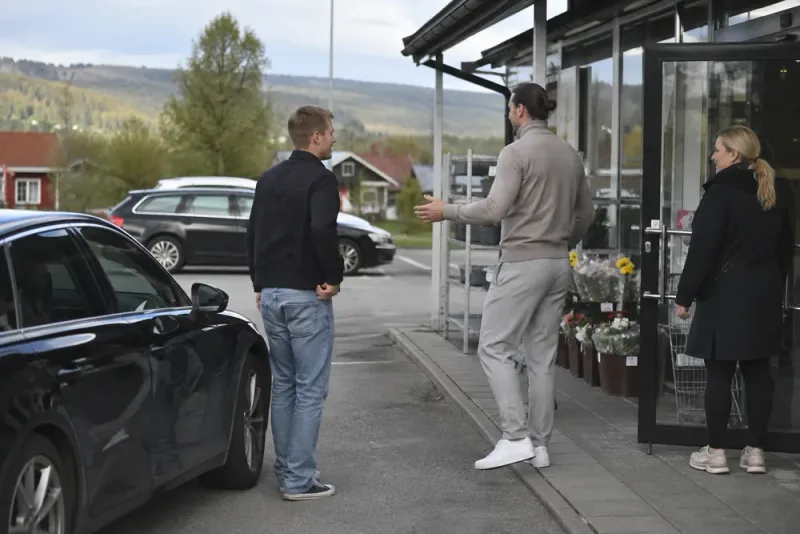 Adam Åsenlund mötte sin stora idol