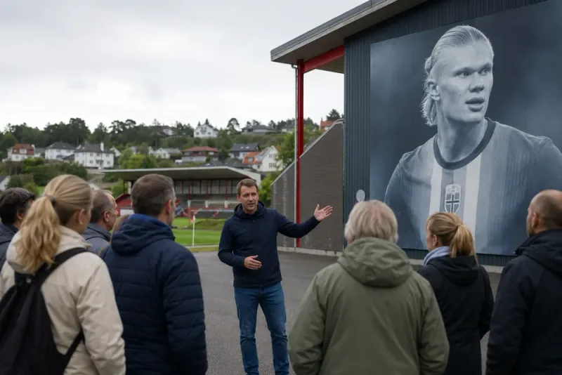 Haaland lockar hundratals turister till Bryne