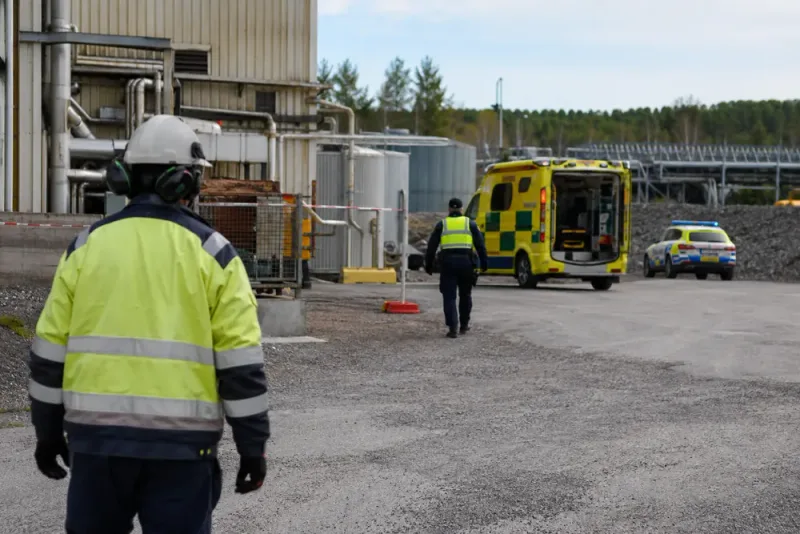 Person svårt brännskadad i arbetsolycka i Obbola