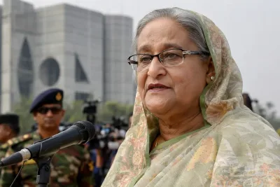 Sheikh Hasina lovar återvända trots dödsdom