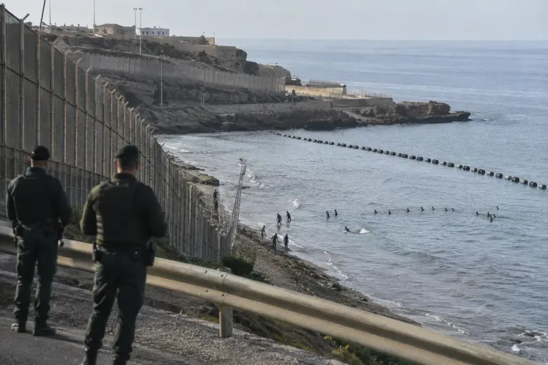 Terrordömda identifierade efter massinträdet i Ceuta