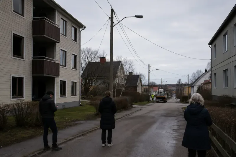 Tusentals drabbades av strömavbrott i Hudiksvall