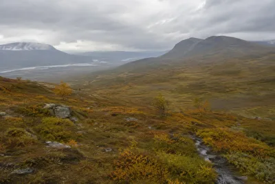 Hösten kom ovanligt tidigt till svenska fjällen