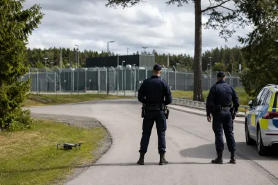 Två gripna efter drönarflygning över skyddsobjekt