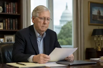 Mitch McConnell utskriven efter lång sjukhusvistelse