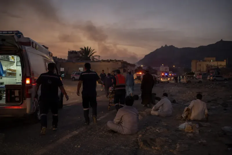 Elva civila skadade i attack mot Saudiarabien