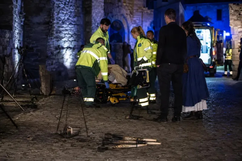 Kvinna svårt skadad efter eldshow i Visby